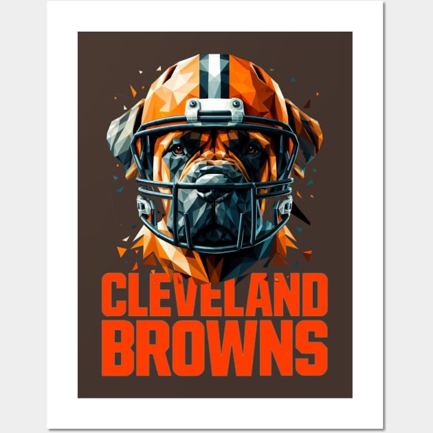 Cleveland Browns Wall Art by fadinstitute